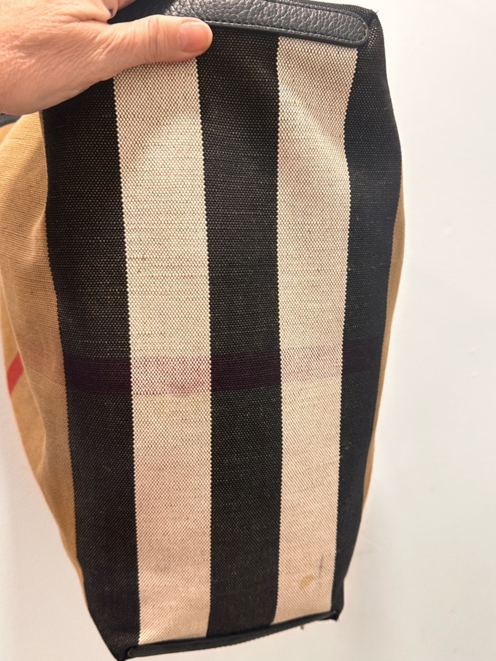 Burberry Reversible Tote Bag London England Graphic Nova Check Canvas - Picture 10 of 10